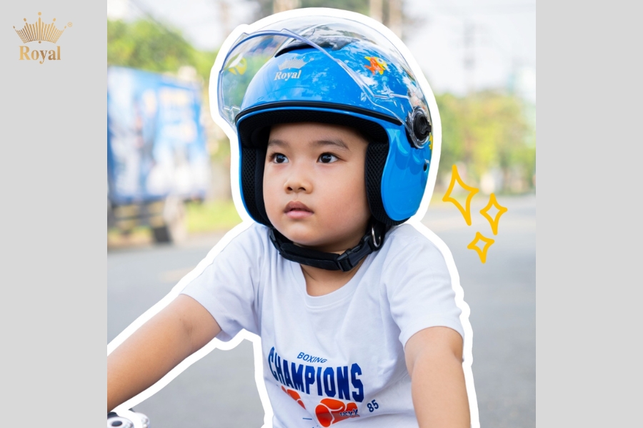 Đội mũ bảo hiểm giúp giảm nguy cơ chấn thương vùng đầu cho trẻ