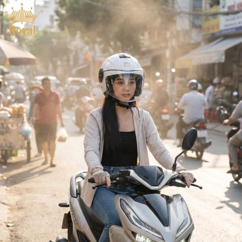 Mũ bảo hiểm 3/4 Royal M787