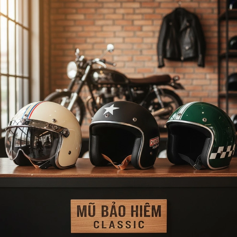 Mũ bảo hiểm classic là gì?