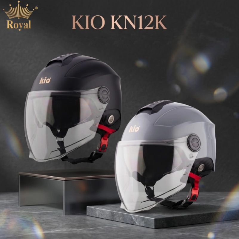KiO KN12K nón bảo hiểm 2 kính chất lượng cao