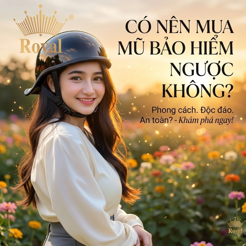 Có nên mua mũ bảo hiểm ngược không?